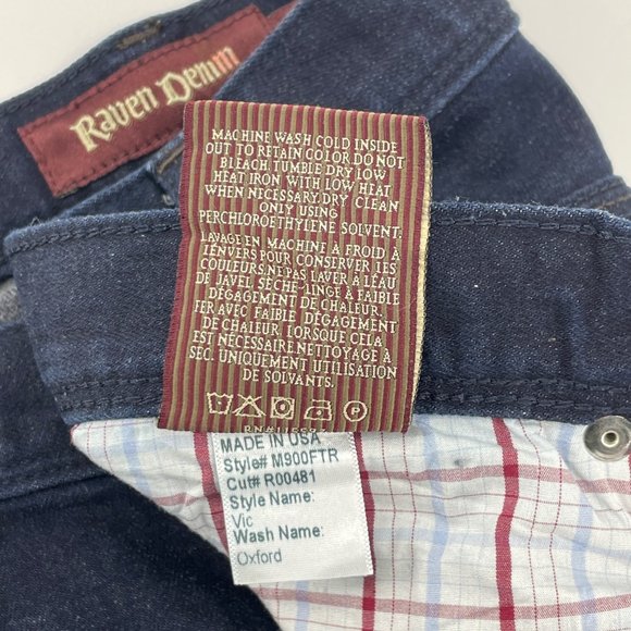 Raven Denim Jeans Raven Denim Womens High Rise Vic Slim Straight